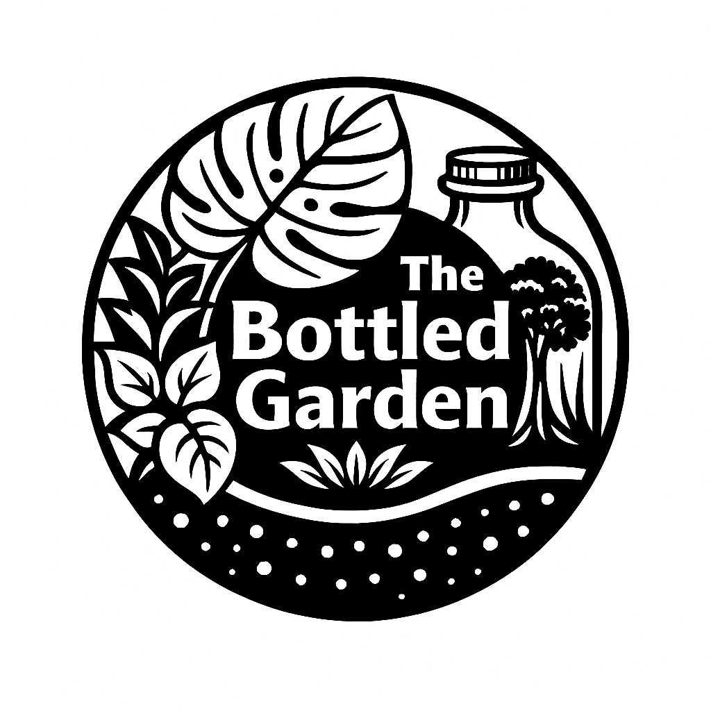 The Bottled Garden Logo - Stamp Version V1